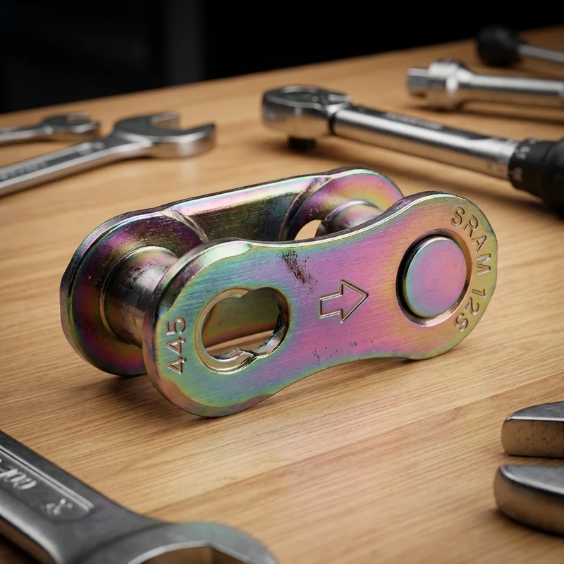 SRAM PowerLock Eagle 12-fach Kettenverschluss rainbow, 4er Pack - Werkzeuglose Kettenmontage