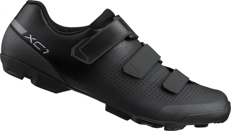 SHIMANO Fahrradschuhe XC102 Herren/Damen MTB SPD Fahrradschuhe 39 Schwarz