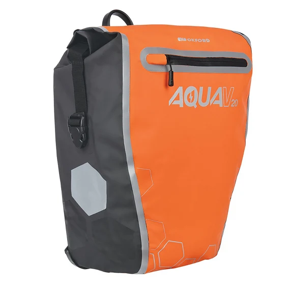 Packtasche Oxford Aqua V QR Einzel 20L Orange/Schwarz