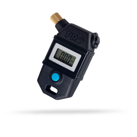 PRO Digitaler Druckmesser Presta/Schrader Schwarz