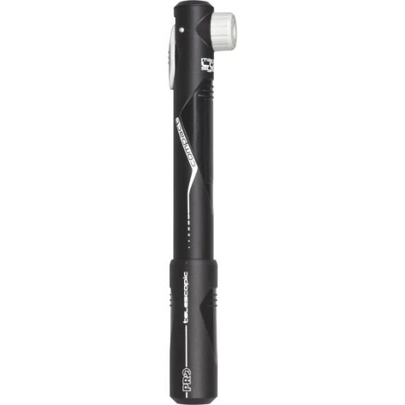 PRO Compact Teleskop-Minipumpe Schwarz Magnetverschluss Schwarz