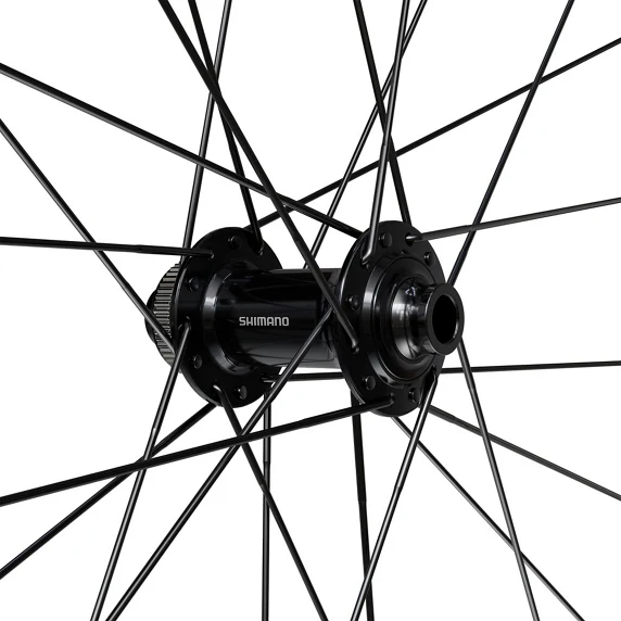 Vorderrad Shimano WH-RX180-TL-F12-700C Scheibenbremse Center Lock Schwarz