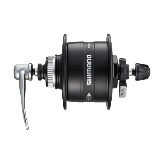 Dynamo-Nabe Shimano DH-3D37 6V/3W QR 100/36 Schwarz
