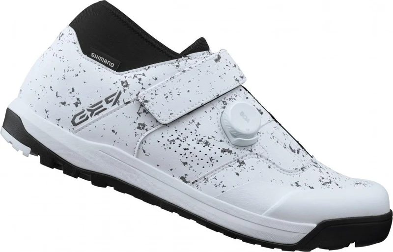 SHIMANO Fahrradschuhe GE900H Herren/Damen MTB SPD Weiß - Gravity- und Enduro-Schuh in moderner Ausführung