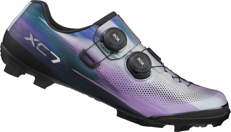 SHIMANO Fahrradschuhe XC703 Herren/Damen MTB SPD Größe 50 breit Lila