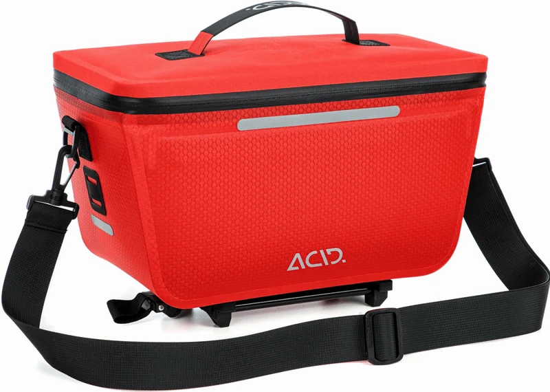 Acid Gepäckträgertasche Trunk Pro RILink flame´n´black 10 L