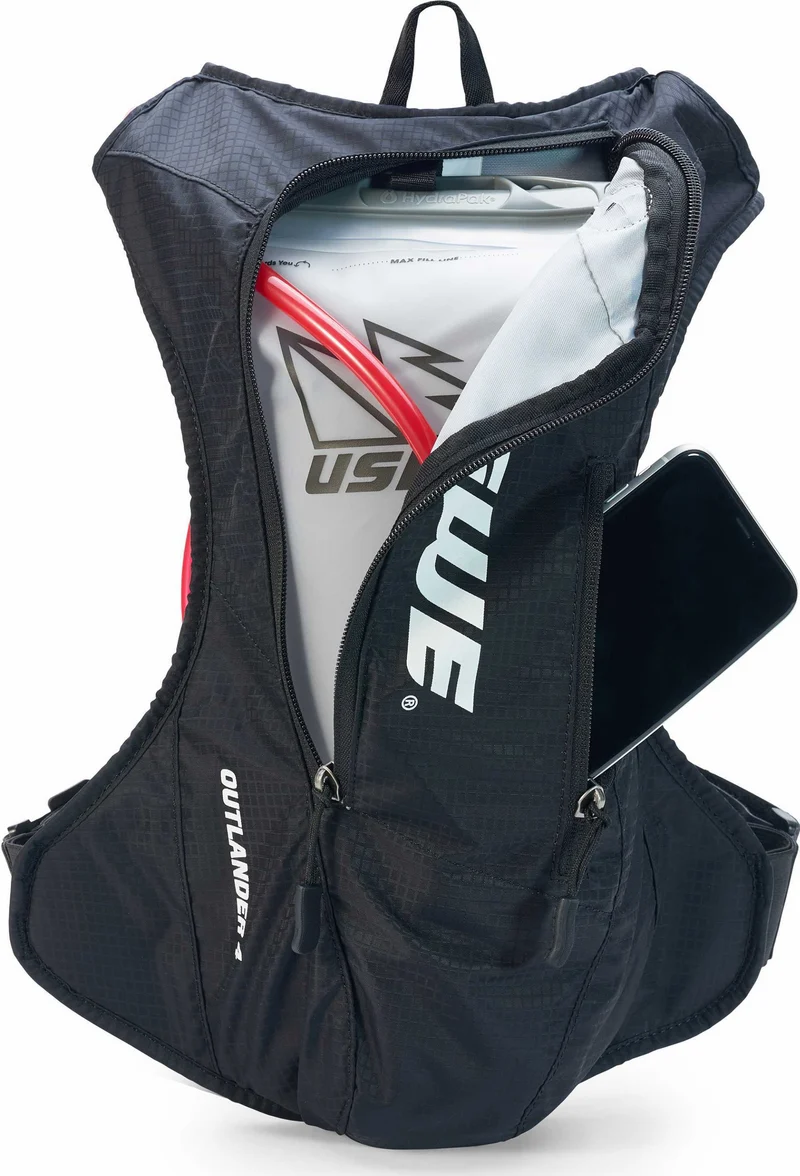 USWE Trinkrucksack Outlander 4 inkl. Trinkblase carbon/schwarz