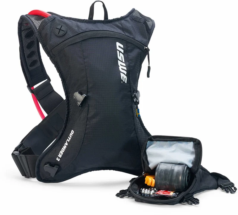USWE Trinkrucksack Outlander 3 inkl. Trinkblase carbon/schwarz