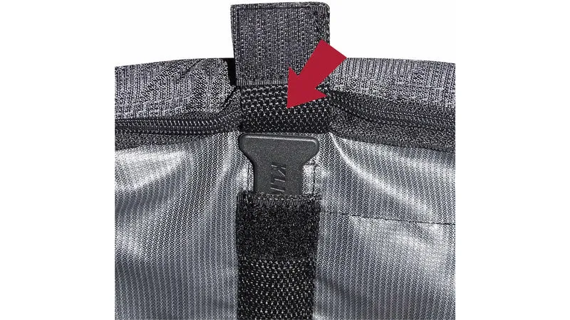 B-Ware - Klickfix Doggy Lenkertasche grau/schwarz (Gebrauchtware)