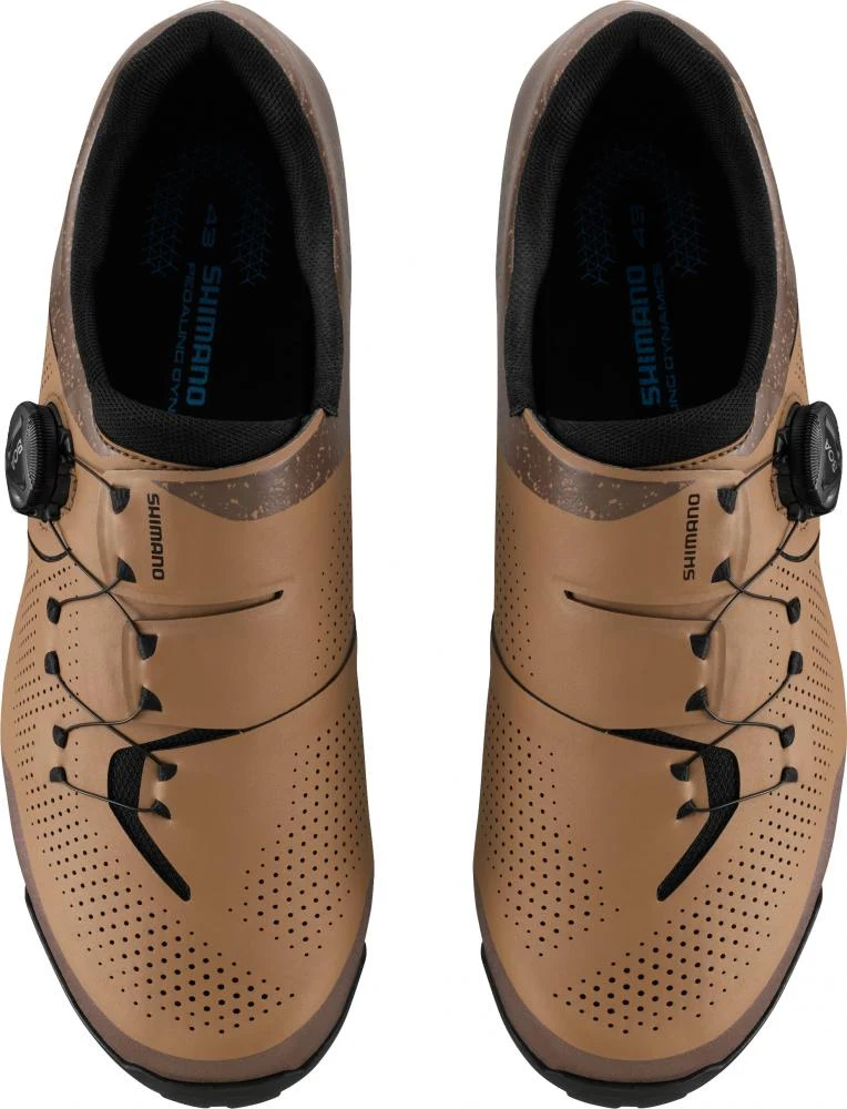 SHIMANO Fahrradschuhe XC302 Herren/Damen MTB SPD Fahrradschuhe Größe 43 breit Braun