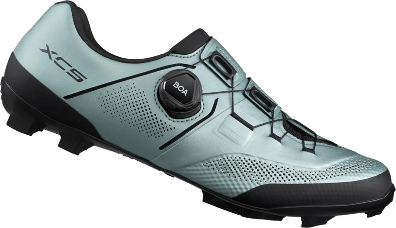 SHIMANO Fahrradschuhe XC503 Herren/Damen MTB SPD Fahrradschuhe Größe 43 breit Blau