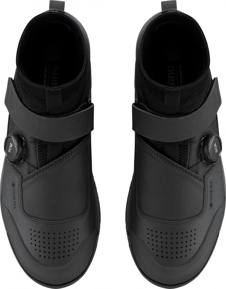 SHIMANO Fahrradschuhe GE900GTX Herren/Damen MTB SPD Größe 47 Schwarz - Gravity Enduro Wetterschutz