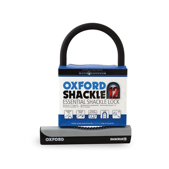 Bügelschloss Oxford Shackle 12 Medium 190x244mm Schwarz