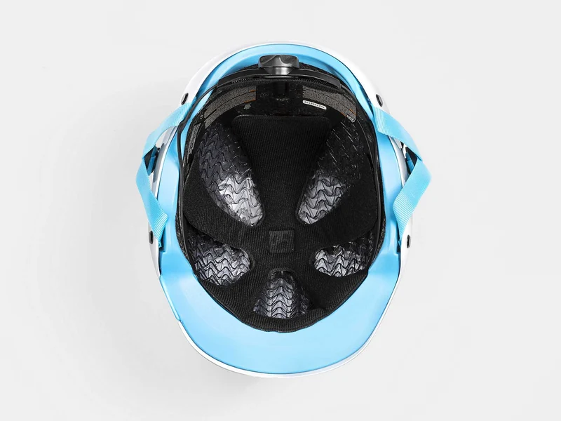 Bontrager Jet Wavecel Child Helm white/azure 48-52 cm