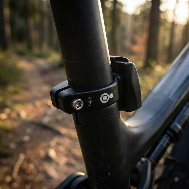 Monkey Link Sattelklemme SC 34,9mm Schwarz  Hochwertige Aluminiumschelle mit Schraubverschluss für sicheren Halt der Sattelstütze, perfekt für MTB & E-Bike