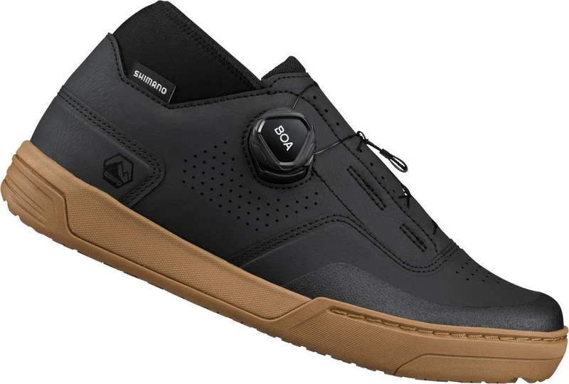 SHIMANO GF800, SCHUH, WOMEN, FLAT, BLACK/AMBER, GR. 36 Fahrradschuhe - 800,