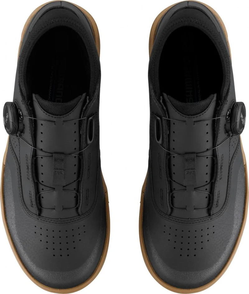 SHIMANO GF800, SCHUH, WOMEN, FLAT, BLACK/AMBER, GR. 36 Fahrradschuhe - 800,