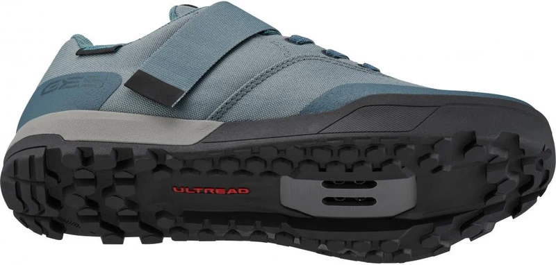 SHIMANO Fahrradschuhe GE500W Damen MTB SPD Größe 38 Blau - Trailschuh für Flat und Klickpedale