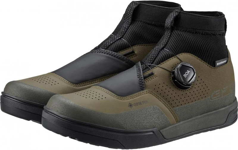 SHIMANO Fahrradschuhe GF800GTX Herren/Damen MTB FLATPEDAL 39 - wasserdicht, Grün