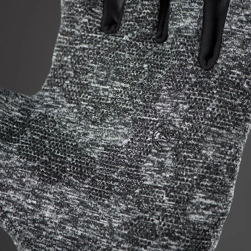 CHIBA Allround Light - Radhandschuhe hellgrau XL, Polartec-Fleece, Touchfunktion