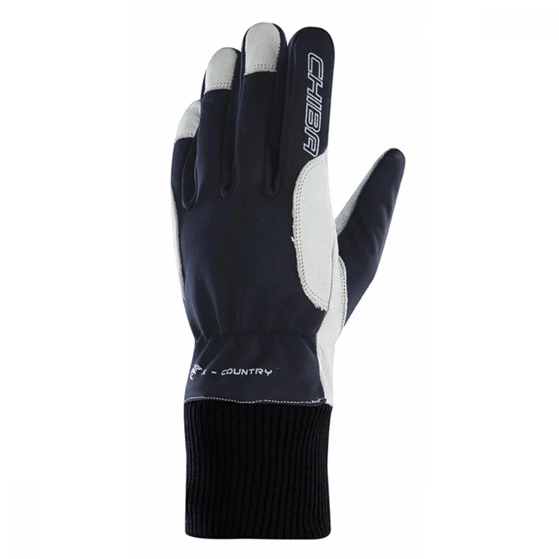 CHIBA Nordic Plus - Radhandschuhe, winddicht, atmungsaktiv, Größe 9,5, dk.grau/sc
