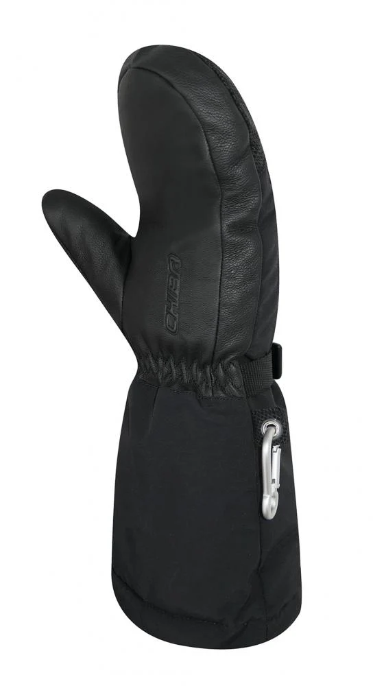 CHIBA Thermo Mitten - wasserdichte, winddichte Radhandschuhe mit Primaloft, Größe 7, schwarz