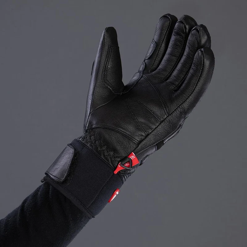 CHIBA Super Race - wasserdichte, winddichte Radhandschuhe, Größe 7, schwarz