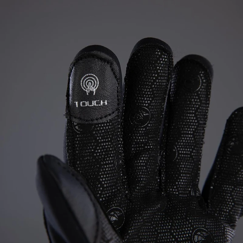 CHIBA Competition Plus - Radhandschuhe schwarz, Größe 8,5, winddicht & atmungsaktiv