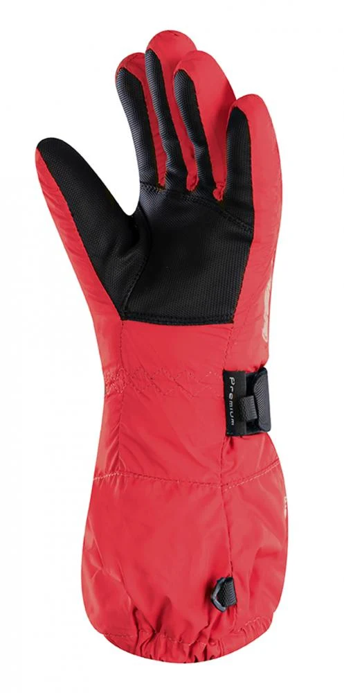 CHIBA Kids Allround Finger - wasserdichte Kinder-Radhandschuhe, Größe 6, rot