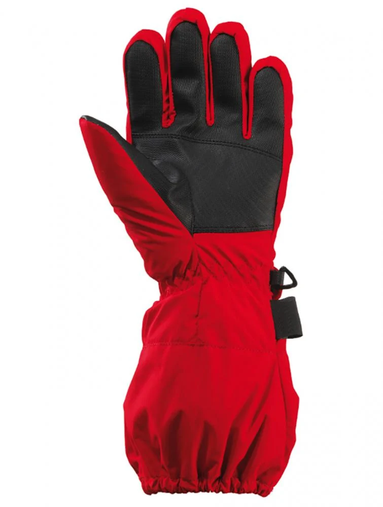 CHIBA Kids Allround Finger - wasserdichte Kinder-Radhandschuhe, Größe 6, rot