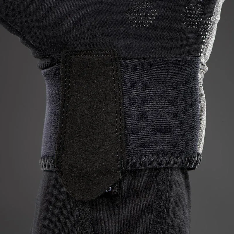 CHIBA Overflap Light - Radhandschuhe L hellgrau, wind- & wasserdicht, Thermofleece, Touchfinger