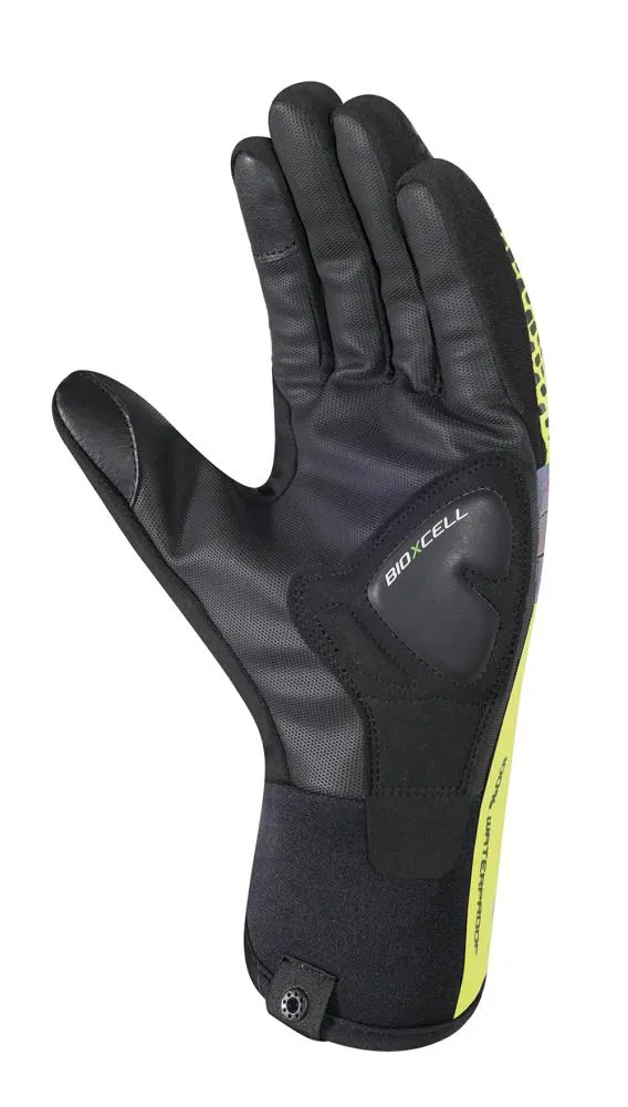 CHIBA BioXCell Warm Winter - wasserdichte Winter-Radhandschuhe neongelb 3XL