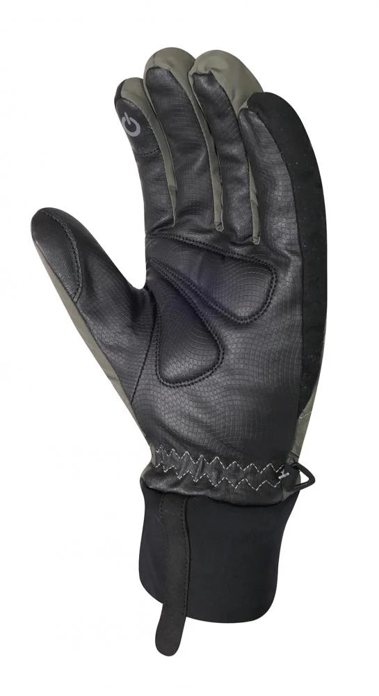 Chiba City Liner Winterhandschuh Olive Gr. XL - wind- & wasserdicht, Primaloft-Futter, Touchfinger, Carbon-Innenhand & Reflexelemente
