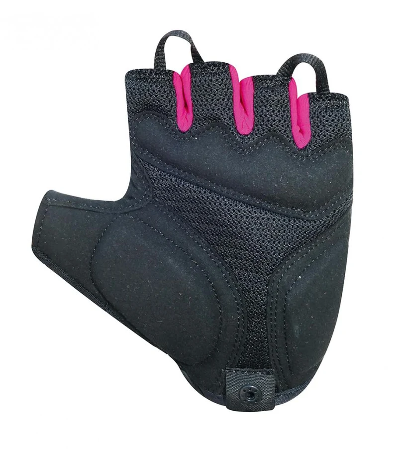 CHIBA Lady Gel Premium III - Damen Radhandschuhe schwarz/pink, Größe M, Gelpolster