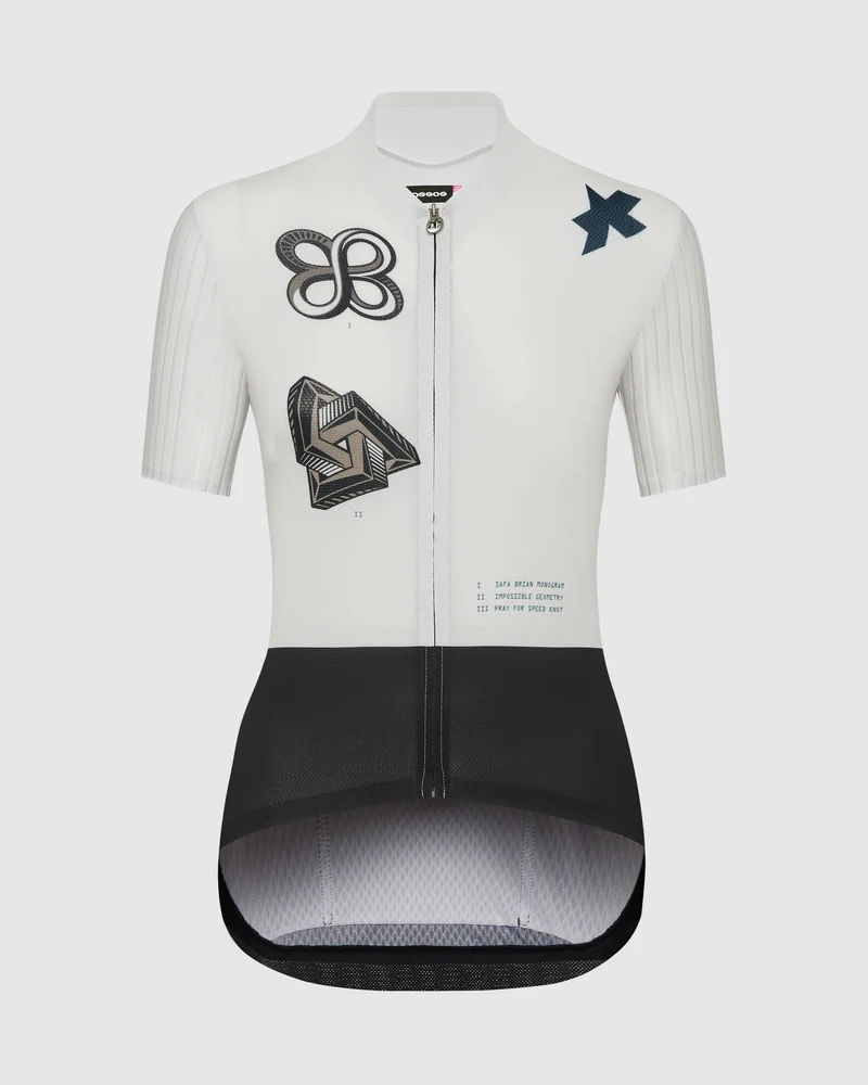 Assos Dyora RS S11 X Safa Brian Kurzarmtrikot Damen Almond Milk