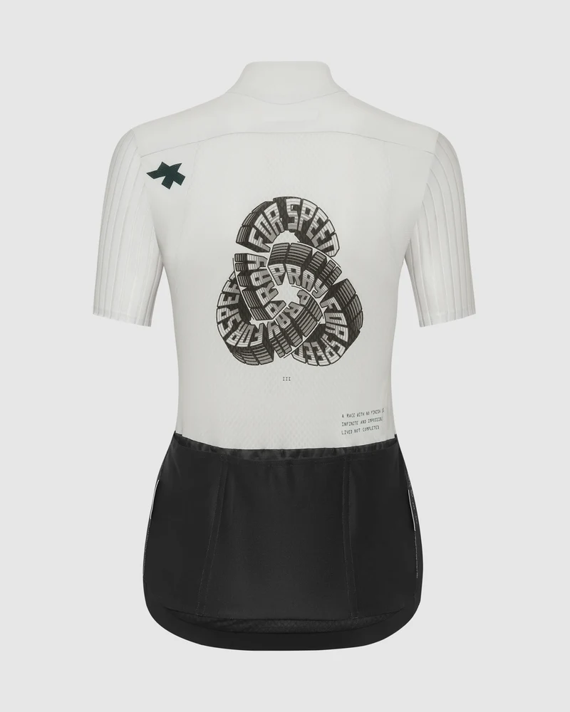 Assos Dyora RS S11 X Safa Brian Kurzarmtrikot Damen Almond Milk