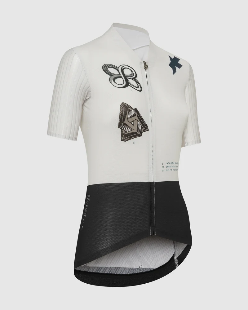 Assos Dyora RS S11 X Safa Brian Kurzarmtrikot Damen Almond Milk
