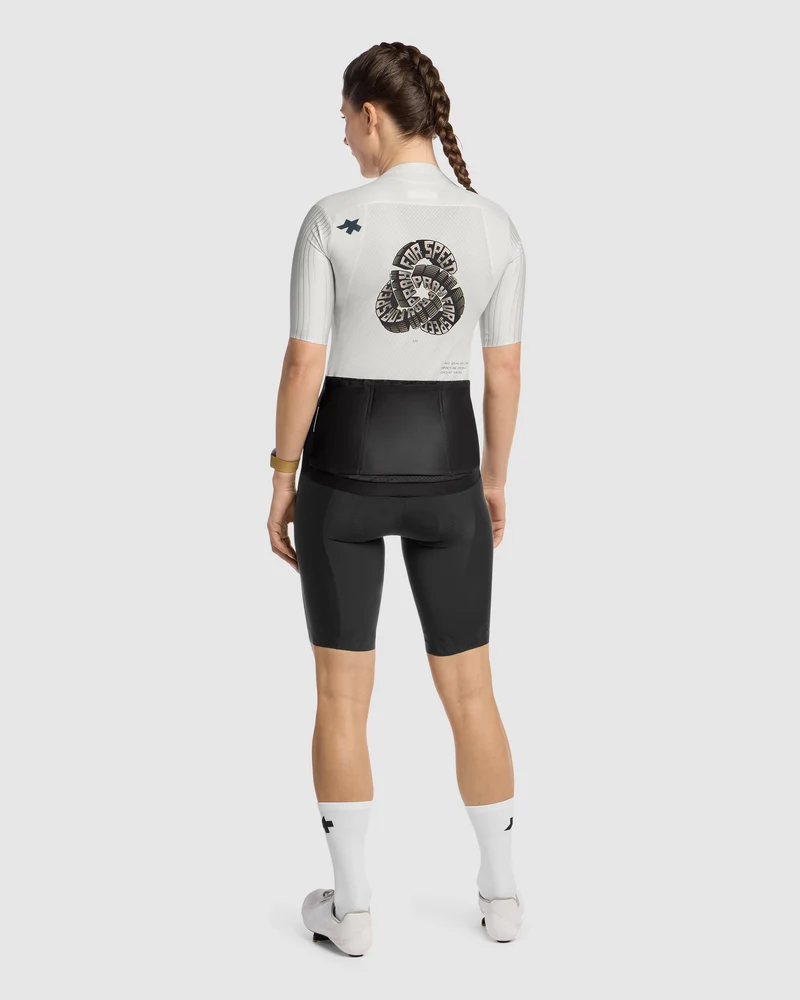 Assos Dyora RS S11 X Safa Brian Kurzarmtrikot Damen Almond Milk