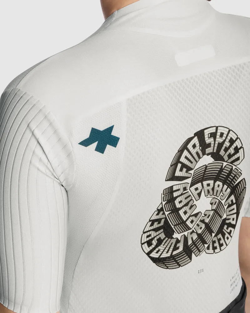 Assos Dyora RS S11 X Safa Brian Kurzarmtrikot Damen Almond Milk