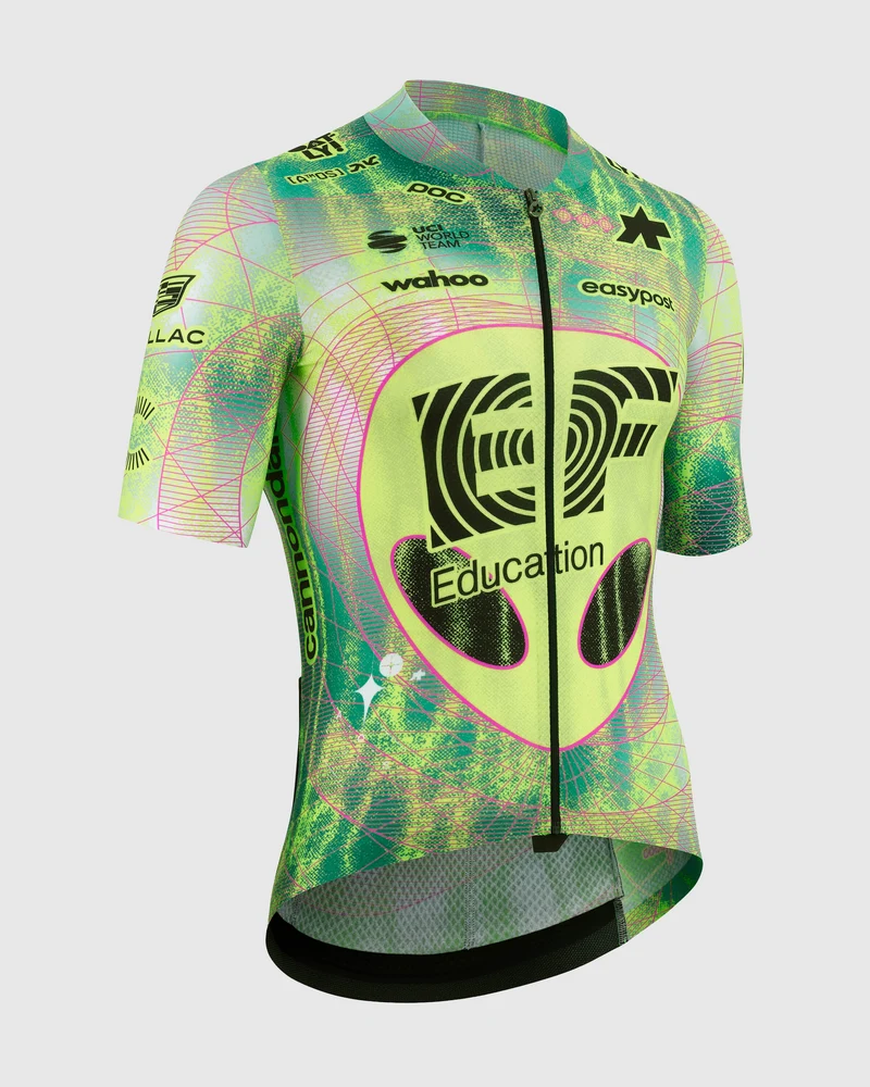 Assos Mille GT S11 EVO EF Close Encounter Kurzarmtrikot Herren Alien Green