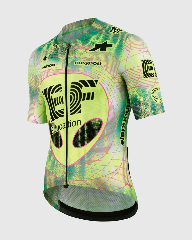 Assos Mille GT S11 EVO EF Close Encounter Kurzarmtrikot Herren Alien Green