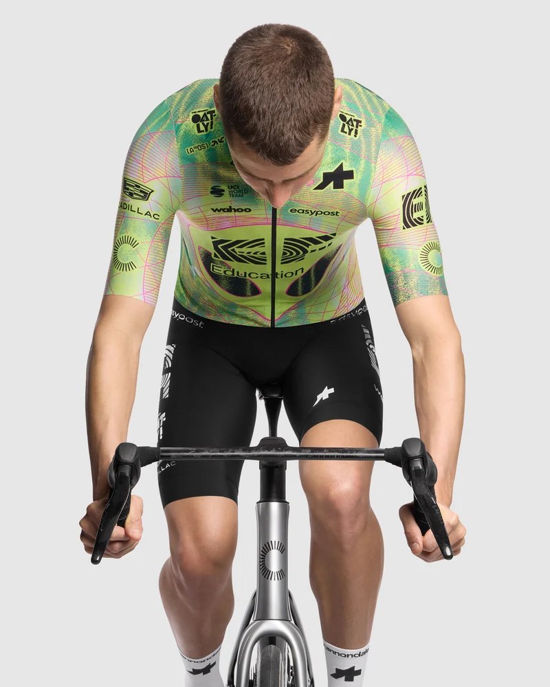 Assos Mille GT S11 EVO EF Close Encounter Kurzarmtrikot Herren Alien Green