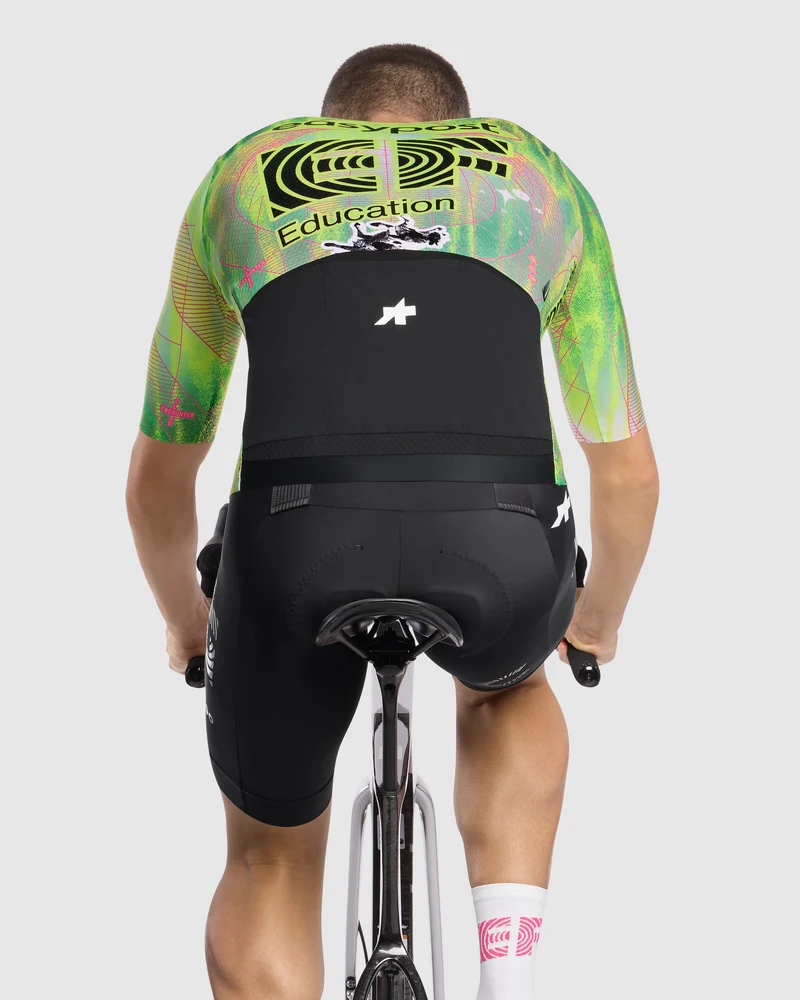 Assos Mille GT S11 EVO EF Close Encounter Kurzarmtrikot Herren Alien Green