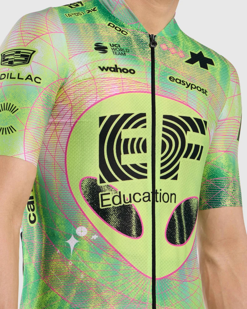 Assos Mille GT S11 EVO EF Close Encounter Kurzarmtrikot Herren Alien Green