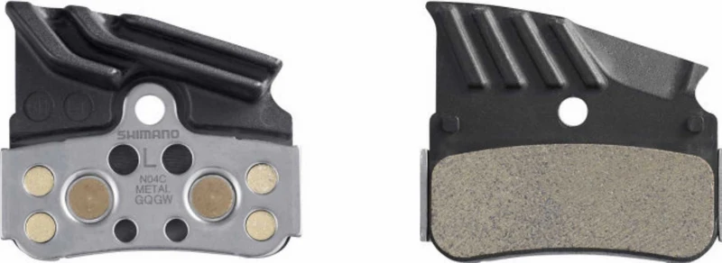 Shimano N04C Metall mit Kühlrippen Scheibenbremsbeläge 1 Paar