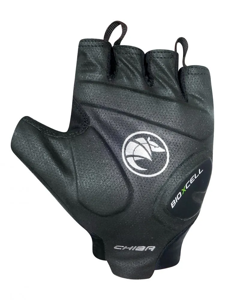 CHIBA BioXCell Pro - Radhandschuhe S dunkelgrau mit BioXCell-Polsterung