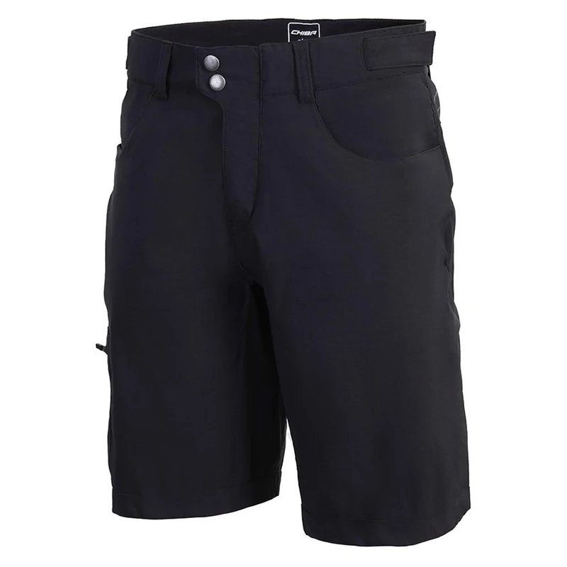CHIBA Baggy Pants mit Innenhose Men - Radhose XXL schwarz mit Sitzpolster
