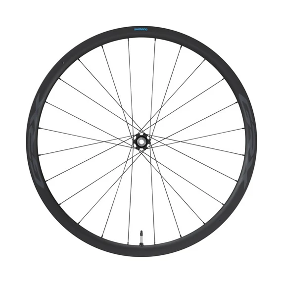 Vorderrad Shimano GRX WH-RX870-TL-F12-700C Scheibenbremse Center Lock Schwarz