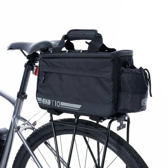 Fahrradtasche Oxford Serie-T Gepäckträger T10 10L Schwarz