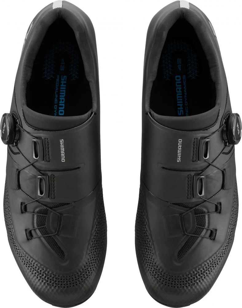 SHIMANO Fahrradschuhe RC503 Herren/Damen Road SPD-SL Typ Rennradschuhe, Schwarz, Größe 50
